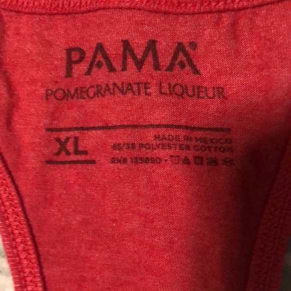 Pama Pomegranate Liqueur Tank Top Size X-Large - Picture 5 of 8